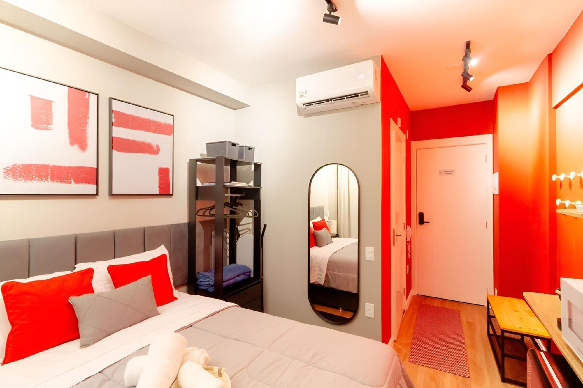 Apartment Brooklin Conforto - Metro & Consulado, 400m Metro Brooklin, Portaria 24h, Wi-fi 500mb, Ar Condicionado, Cortina Blackout, Smart Tv 50