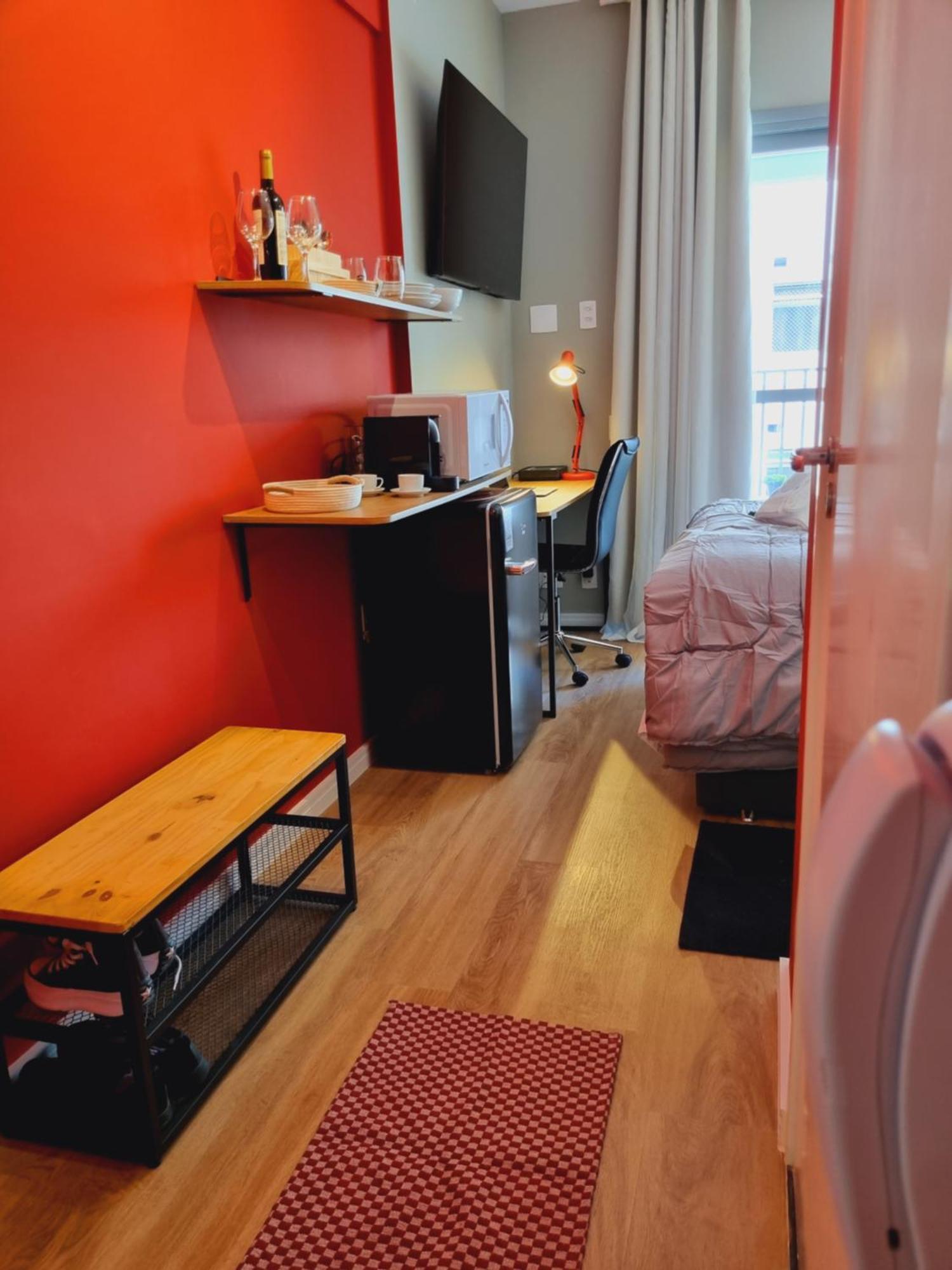 Apartment Brooklin Conforto - Metro & Consulado, 400m Metro Brooklin, Portaria 24h, Wi-fi 500mb, Ar Condicionado, Cortina Blackout, Smart Tv 50